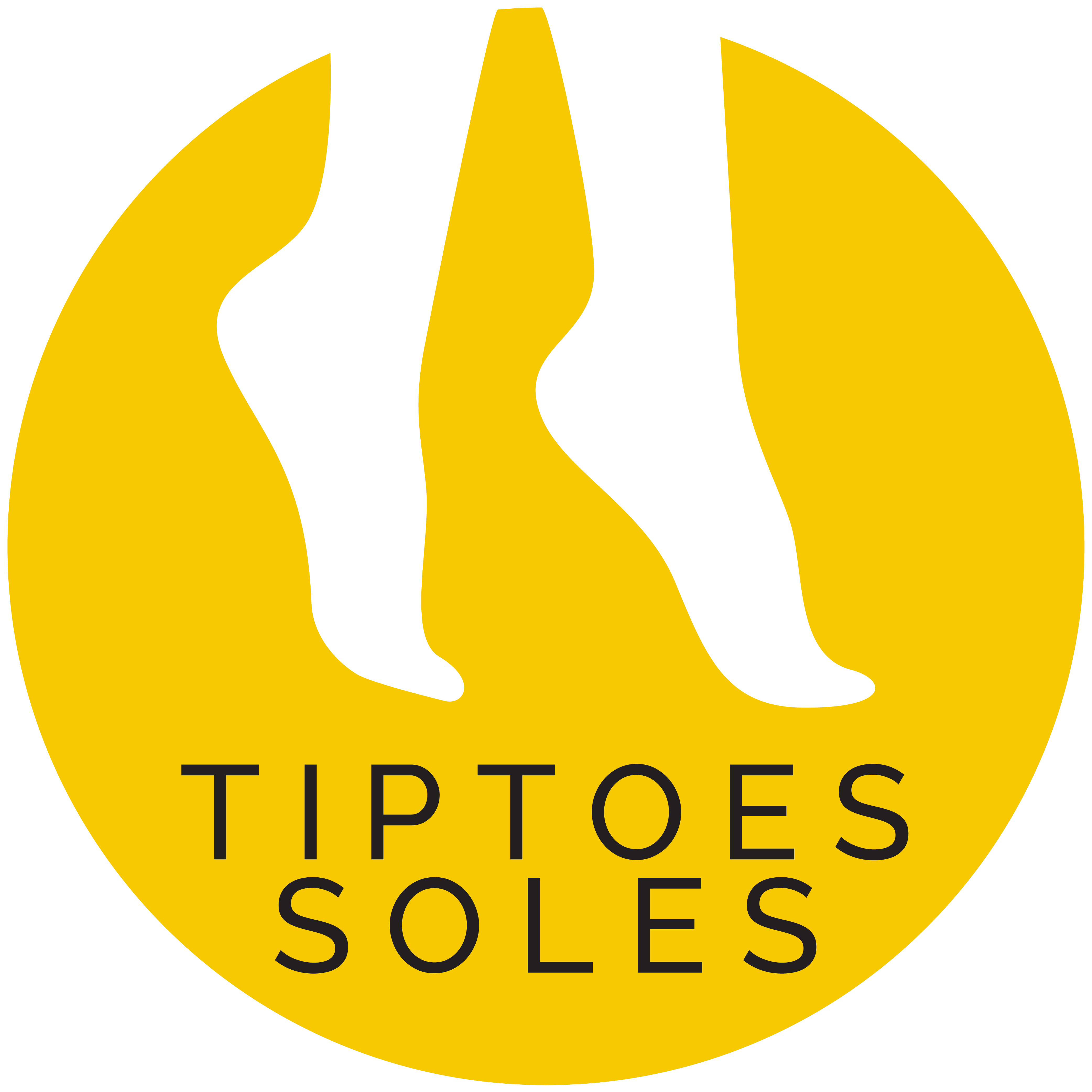 Tiptoe soles logo